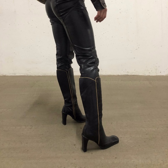 Vintage Knee High Boots - Picture 2 of 2